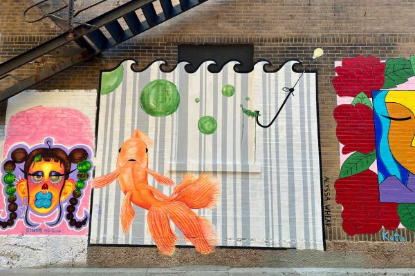 Murals found at Art Alley in downtown Sioux City