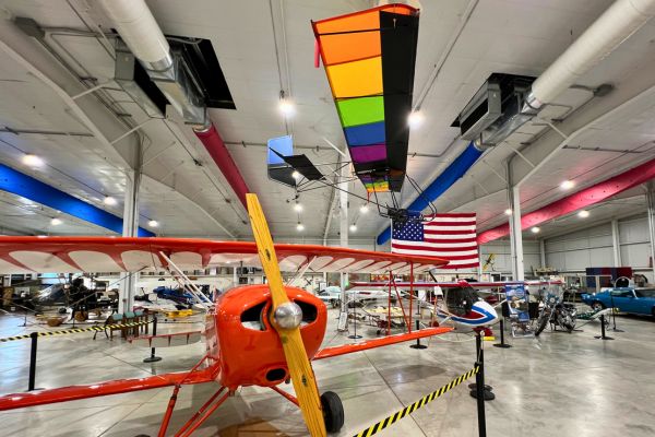 Inside the Mid America Museum on Aviation & Transportation in Sioux City, Iowa